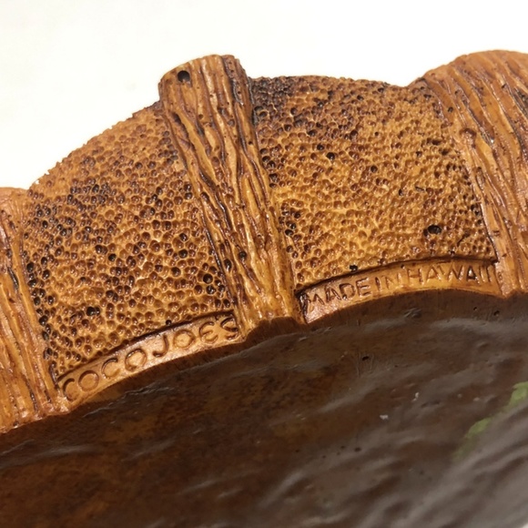 Coco Joe's Carved Wooden Dish Soap Jewelry Decor - Picture 5 of 5